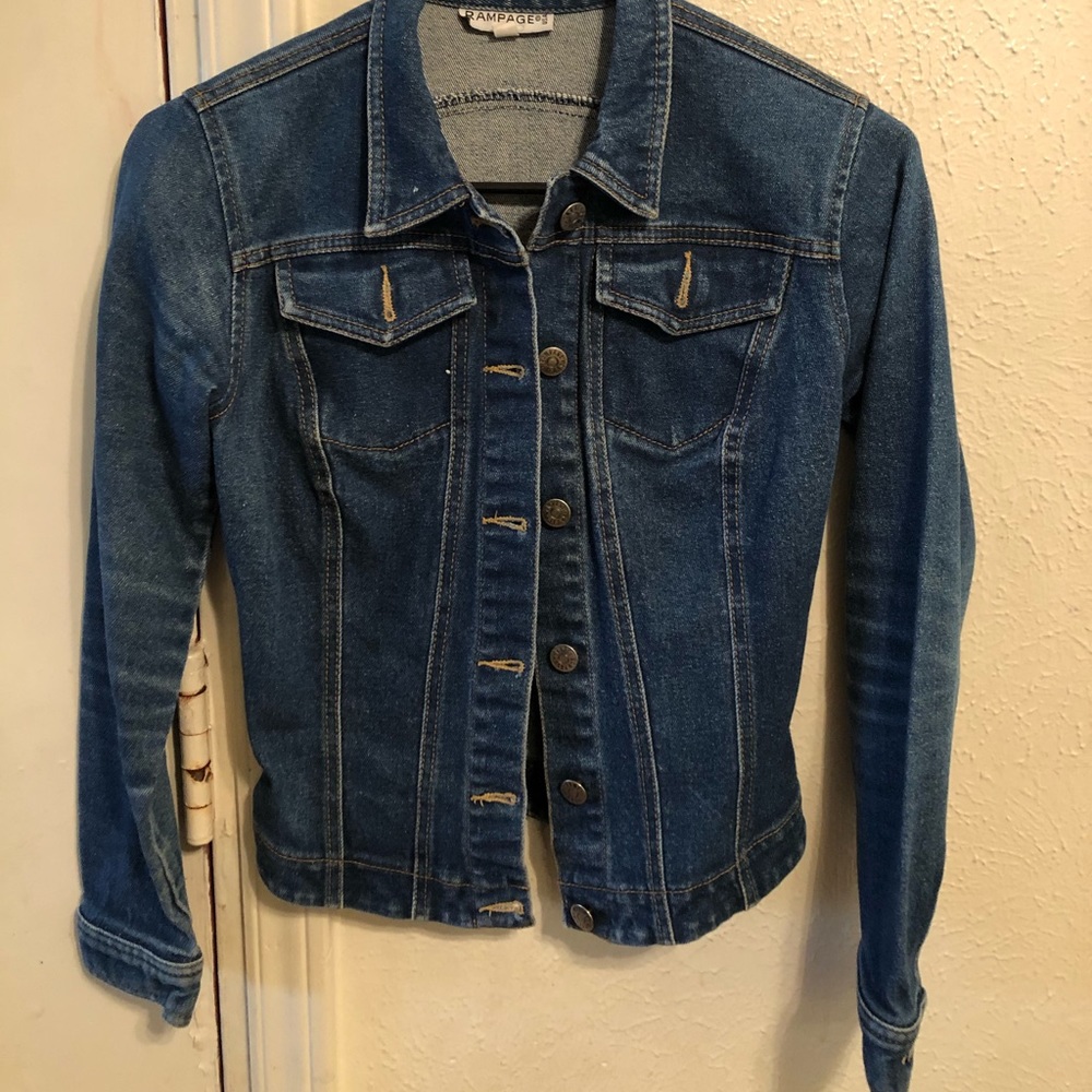 Blue Denim Jacket/Blazer- Size Small